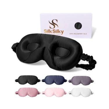 Imagem de Máscara de Dormir SilkSilky 100% Seda Morera 3D Contornada