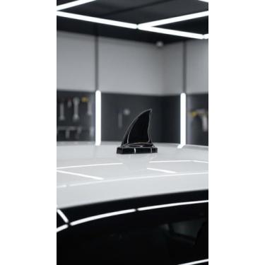 Imagem de Antena Tubarão Automotiva Receptiva Preta 13cm - Congratulations Store