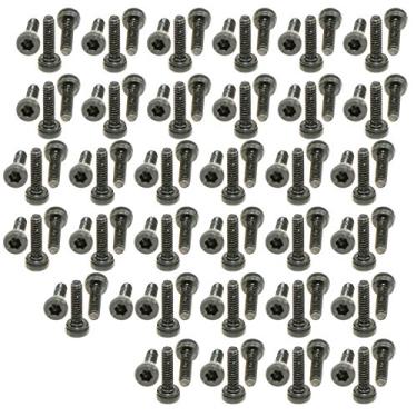 Imagem de XunLiu 100 peças Grau 14,9 liga de aço sextavado, parafusos de cabeça de soquete Allen chave de fenda parafusos de roda preto M2 7 mm