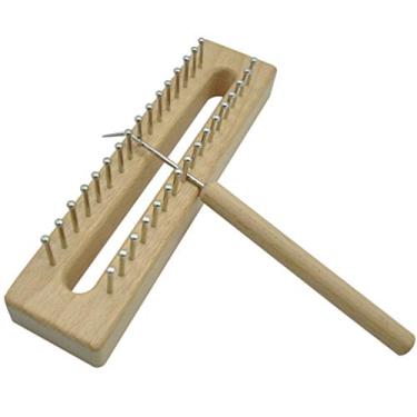 Imagem de 1 Conjunto Teares De Tricô De Madeira Kit De Tear De Tricô Diy Fazendo Um Cachecol Com Um Tear Bandas De Tear Pequeno Kit De Tear De Tricô Robusto Tecer Bambu Kit De Costura