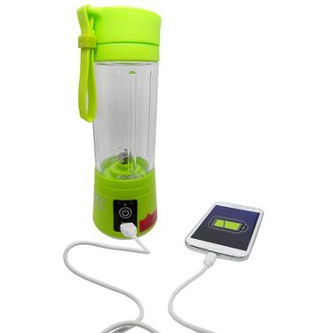 Imagem de Mini Liquidificador Com Bateria Recarregavel Portatil E Eletrico Verde