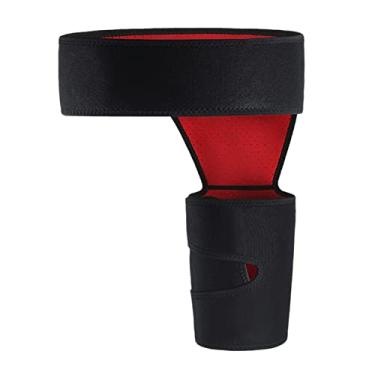 Imagem de cinta de compressão cinta de suporte de envoltório estabilizador virilha coxa manga sacro protetor de para quádruplos