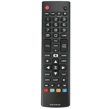 Imagem de ALLIMITY AKB75095330 controle remoto substituído, ajuste para LG Smart LED HDTV 28LJ400B 28LJ400B-PU 28LJ430B-PU 28MT42DF 28MT42DF-PU 32LJ500B 32LJ500-UB 43LJ5000 43LJ500M 43LJ500M-UB 43LJ5000-UB