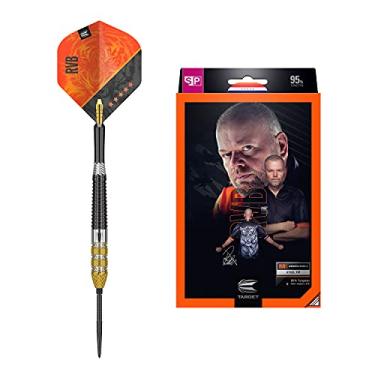 Imagem de Target Darts Raymond van Barneveld RVB 95 Gen 4 23G 95% Tungstênio Ponta Suíça Conjunto de dardos de Ponta de Aço