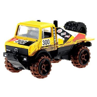 Imagem de Hot Wheels - Mercedes-Benz Unimog 1300 - Off -Road Mud Runners 1/5 [Yellow]