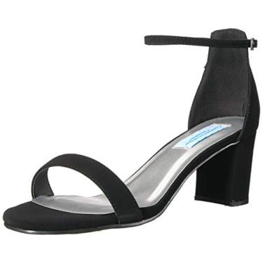 Imagem de Dyeables Sandália feminina January Platform, Preto, 36