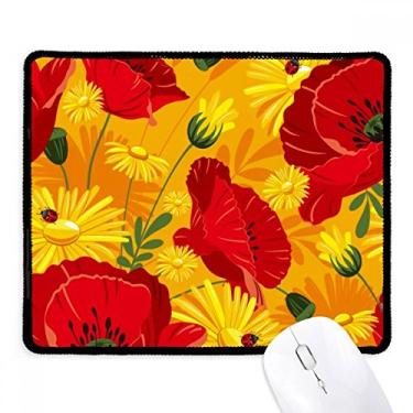 Imagem de Mousepad de milho com bordas costuradas para jogos de borracha