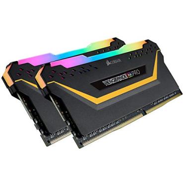 Imagem de Memória Corsair Vengeance PRO RGB - 16GB (2x8GB), DDR4, 3200Mhz, C16, Preto - CMW16GX4M2C3200C16-TUF