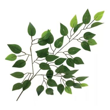Imagem de Folha De Ficus Artificial Kit 12 Galhos 60x50cm Rede Móveis