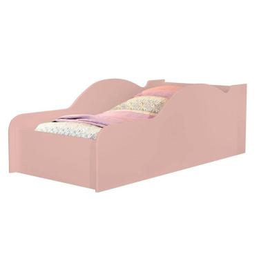 Imagem de Mini Cama Infantil Menina de Chão Rose