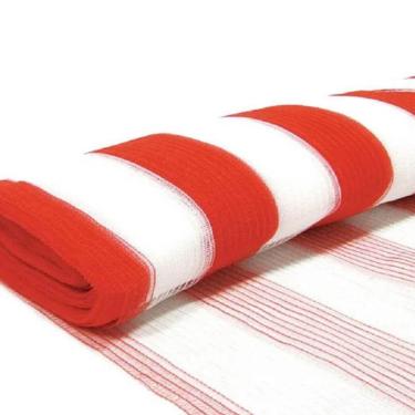 Imagem de Tela Tapume Sinalizacao Laranja E Branca 1,20X 50m Plastcor