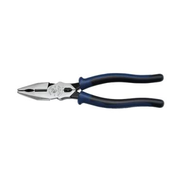 Imagem de Klein Tools Alicate universal J12098 com molde de crimpagem, cabo de tubo dentado, facas endurecidas por indução