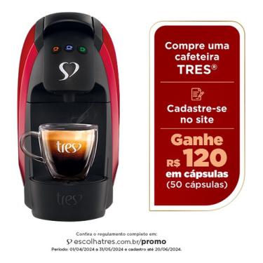 Imagem de Cafeteira Espresso Luna Vermelha Automática 3 Corações 127v Luna