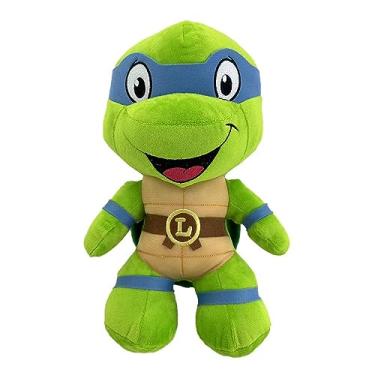 Imagem de Pelucia Leonardo Tartarugas Ninjas - Candide - Essas pelúcias são perfeitas para os fãs das Tartarugas Ninjas de todas as idades