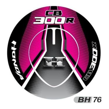 Imagem de Adesivo Bocal Cb 300 R Rosa Hb76 - Resitank, Rosa