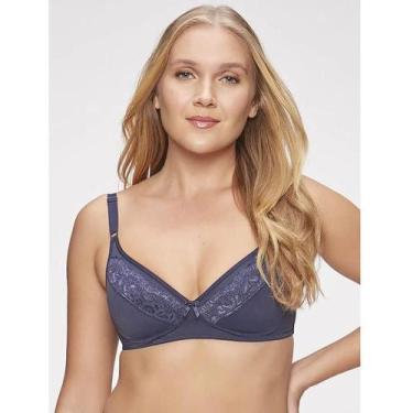 Imagem de Sutiã Sustentação Anatômico Triumph 24787 Microfibra, 48, Marinho