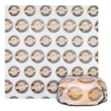 Imagem de Papel acoplado 100 folhas embalar delivery hamburguer lanche - Mamedes