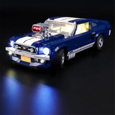 Imagem de MENZAVA LED Light Set Compatible with 10265 Ford Mustang Creator Expert Building Blocks Model - Model Set NOT Included