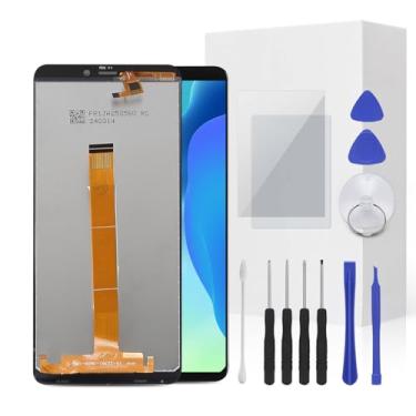 Imagem de JENCYFU Kit de substituição de tela BLU J9L Full LCD Screen Display Touch Digitalizador, montagem completa com ferramenta de reparo para modelo BLU J9L J0090WW 6 polegadas