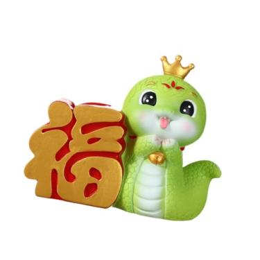 Imagem de IEUDNS Estátua de de desenho animado, porta-canetas, vaso de flores, colecionável, arranjo de flores de resina, ornamento de artesanato artístico para, Personagem Fu