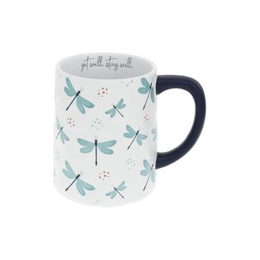 Imagem de Pavilion Gift Company - Get Well - Caneca de 500 ml - Dragonfly Comforting Appreciation Hospital Stay Recovery Encouragement Thinking Of You Caneca de café xícara de chá
