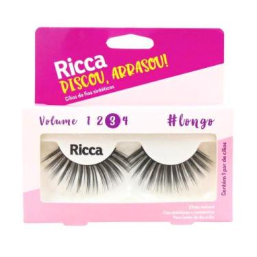 Imagem de Cílios Postiços Ricca Belliz Piscou,arrasou Vol:3 Longo Cód.2680 - BEL