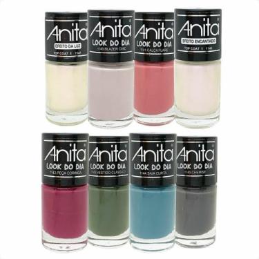 Imagem de Kit Esmaltes Anita Coleção Look Do Dia Com 6