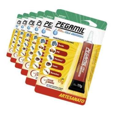 Imagem de Caixa 12 unidades cola pegamil universal 17g un
