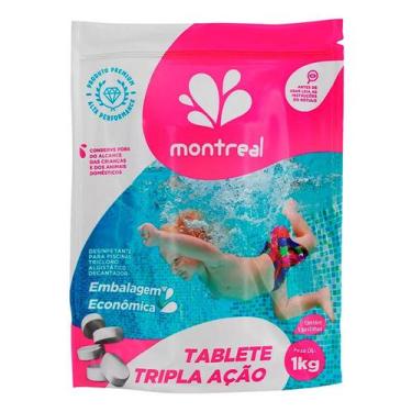 Imagem de Pastilha de Cloro Tripla Ação Montreal Refil 1Kg