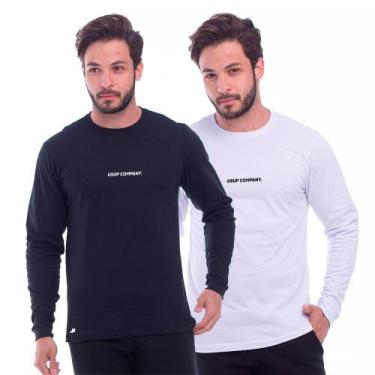 Imagem de Kit 2 Camisa Manga Longa Masculina Esportiva Frio Inverno - USUP, Bran