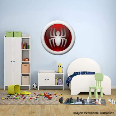 Imagem de Adesivo de Parede Escudo do Homem Aranha - Lojinha da Luc Adesivos