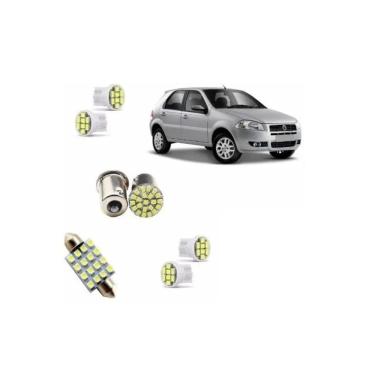 Imagem de Kit Lâmpadas LED Fiat Palio 08-13 - Iluminação Completa