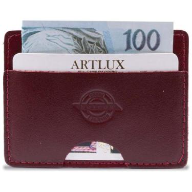 Imagem de Kit 12 Peças Porta Cartão Sortido em Couro Artlux K525