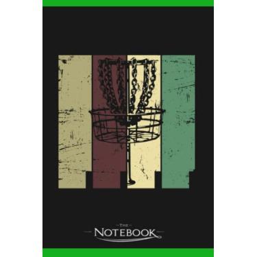 Imagem de Disc Golf Basket Retro Discgolf Frisbee Golfer Notebook: 120 pages 6x9 inches| Gratitude Journal Notebook Gift For All Ages All Genders