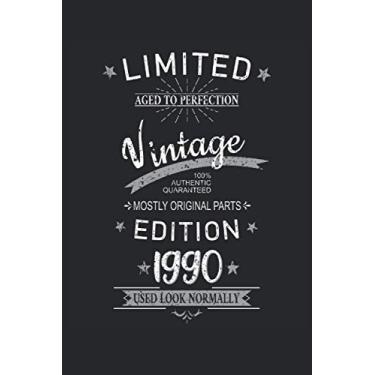 Imagem de 31. Geburtstag Limited 31 Jahre Edition 1990 Graphic Deko Vintage: NOTIZBUCH - Lustiges Retro Geburtstags Geschenk, Geschenkidee - A5 (6x9) - 120 ... Planer, Geburtstag, Lustig, Jahrgang, Spruch