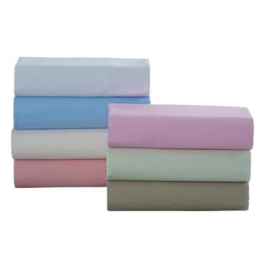 Imagem de Lençol Queen 200 Fios Percal 100% Algodão Virol Sem Elástico Avulso Roupa de Cama Box (Rosa)