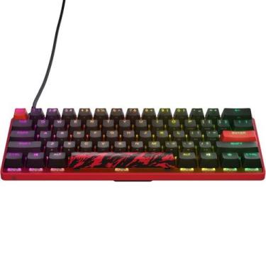 Imagem de Teclado Gamer Steelseries Apex 9 Mini Faze Clan Limitada RG, preto/ver