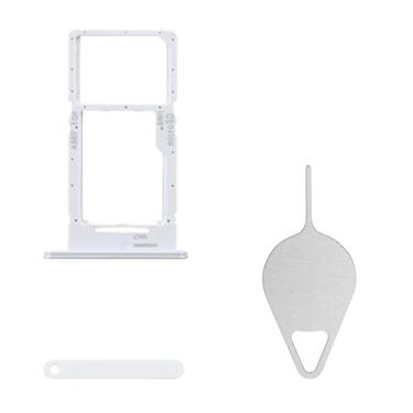 Imagem de BESJMYT Substituição da bandeja do cartão SIM para Samsung Galaxy A25 (versão SIM único) Fantasy Blue Card Slot Suporte adaptador com ejetor de agulha para A25 SM-A256U SM-A256U1