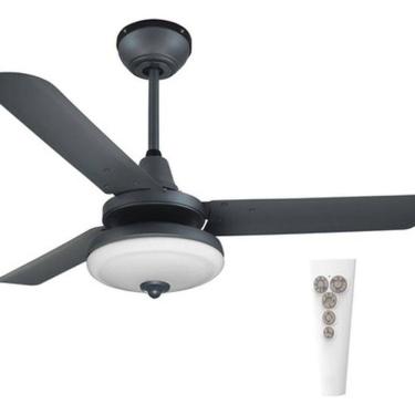 Imagem de Ventilador Teto Controle Remoto 112cm Classic Black 220v