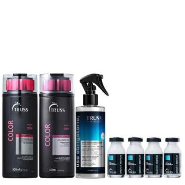 Imagem de Truss Color Kit Shampoo Condicionador Shock Repair e Uso Obrigatório R