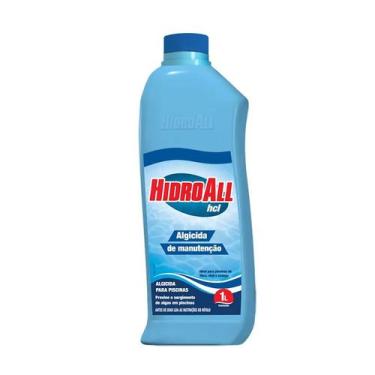 Imagem de Algicida Manutenção HCL Hidroall Frasco 1l