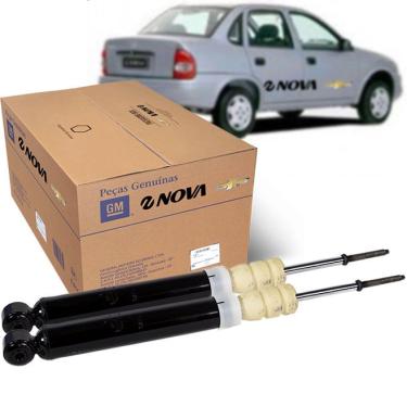 Imagem de Par Amortecedor Traseiro Original Gas Wind Pecas Genuinas Gm Corsa 1994 A 2010
