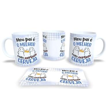 Imagem de Caneca Pai Te Amo – Com Frases Divertidas | Presente Criativo Dia dos Pais P30 (Meu pai é melhor com cerveja)