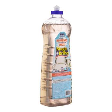 Imagem de Kit c/ 6 Limpador Magic Brilho Brilha Aluminio e Inox Clear