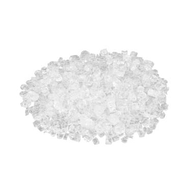 Imagem de Vidro de fogo temperado brilhante premium para lareira a gás ou propano para lareira ao ar livre, fácil de instalar e estimular a experiência de visualização - 4,5 kg - transparente