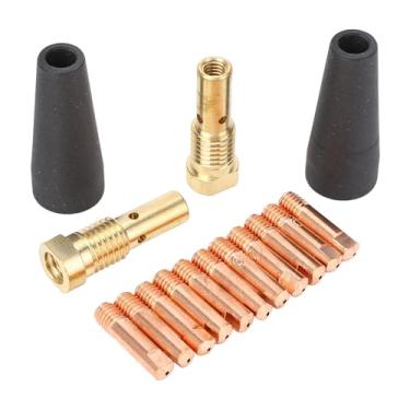 Imagem de Kit de Pontas de Bico Sem Gás Com Núcleo de Fluxo, 15 Peças, Eletrodo de 0,039 pol. 1mm para Soldagem Mig Fc90/80gl
