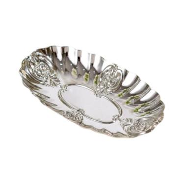 Imagem de Colaxi Jóias de exibição de jóias Organizador de jóias Iron Iron Practical Light Luxury Jewellery Key Titular para suprimentos de festa Cafe de mesa de mesa, Prata