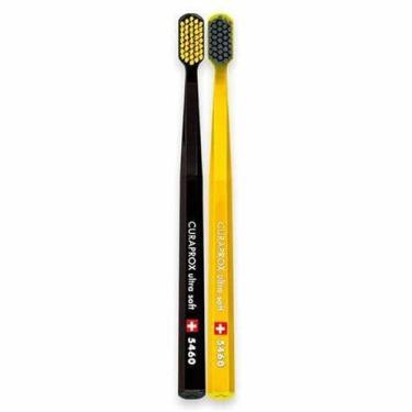 Imagem de Escova Dental Curaprox 5460 Ultra Soft Pica-Pau-De-Cabeça-Amarela C/2 