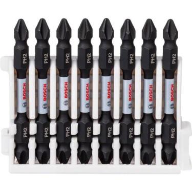 Imagem de Jogo de Bits Impact Control Ponta Dupla PH2-PH2 65mm 8 Peças - 2608522