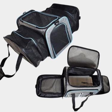 Imagem de Bolsa Mochila Extensível Viagem Transporte Pet Gato Cachorro - guau